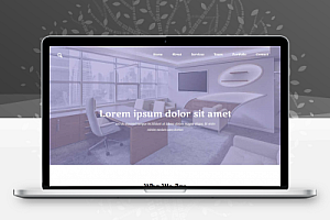 扁平化响应式紫色风格,非常大气简约的IT个人简历网页模板_可做团体介绍模板