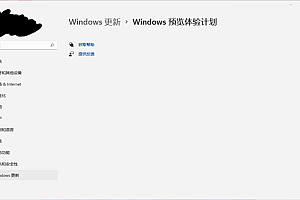 Windows预览体验计划空白怎么办?Windows预览体验计划空白解决方法 -静鱼客栈