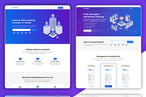 WHMCS和HTML5域名和服务器销售模板 – Hostlar