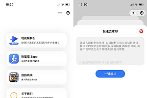多平台短视频去水印 刷步数小程序 别踩鸡块小游戏合集微信小程序源码下载