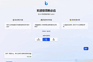 微软 New Bing 完美聊天机器人源码