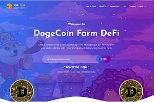 独家狗狗币DeFi矿场/DeFi区块链/流动性矿池/存币生息