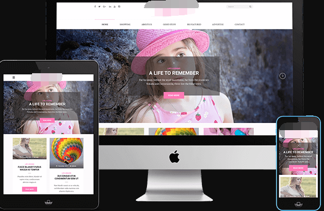 Elegant Pink图片主题wordpress模板_适合做一个美丽的博客或杂志主题