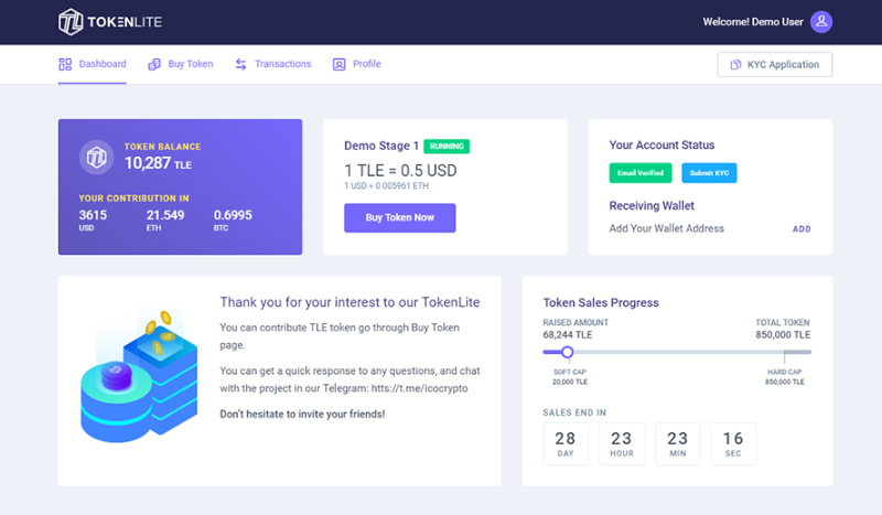 PHP ICO/STO Token销售管理面板，开心版的ICO管理程序缩略图